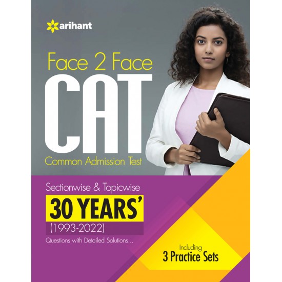 Face To Face CAT Common Admission Test Sectionwise & Topicwise 30 YEARS' (1993-2022)