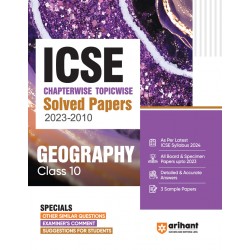 ICSE Chapterwise-Topicwise Solved Papers (2023-2010) - Geography Class 10