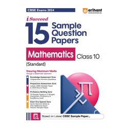 I Succeed 15 Sample Question Papers Mathematics (Standard) Class 10th For CBSE Exams 2024