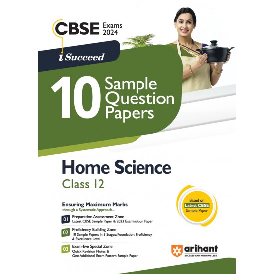 I Succeed 10 Sample Question Papers Home Science Class 12th For CBSE Exams 2024