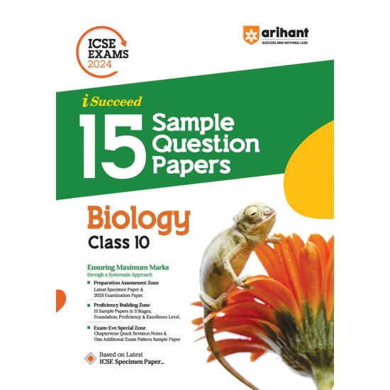I Succeed 15 Sample Question Papers Biology Class 10 For ICSE Exams 2024