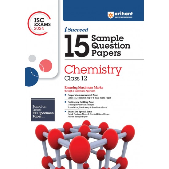 I Succeed 15 Sample Question Papers CHEMISTRY Class 12th For CBSE Exams 2024