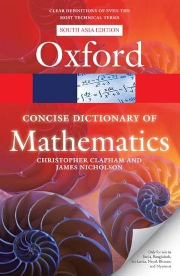 Oxford Concise Dictionary Of Mathematics