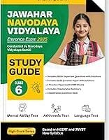 Jawahar Navodaya Vidyalaya Entrance Exam Study Guide Class 6