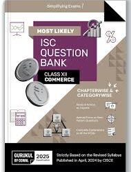 Oswaal Commerce Most Likely ISC Question Bank Class 12