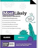 Gurukul by Oswal Most Likely CBSE Question Bank : Hindi A Class 10