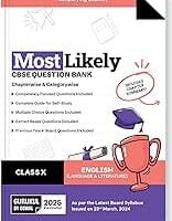 Oswaal Most Likely CBSE English Language & Literature Question Bank  Class 10
