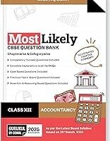 Oswaal Most Likely CBSE Accountancy Question Bank  Class 12