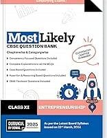 Oswaal Most Likely CBSE Entrepreneurship Question Bank Class 11