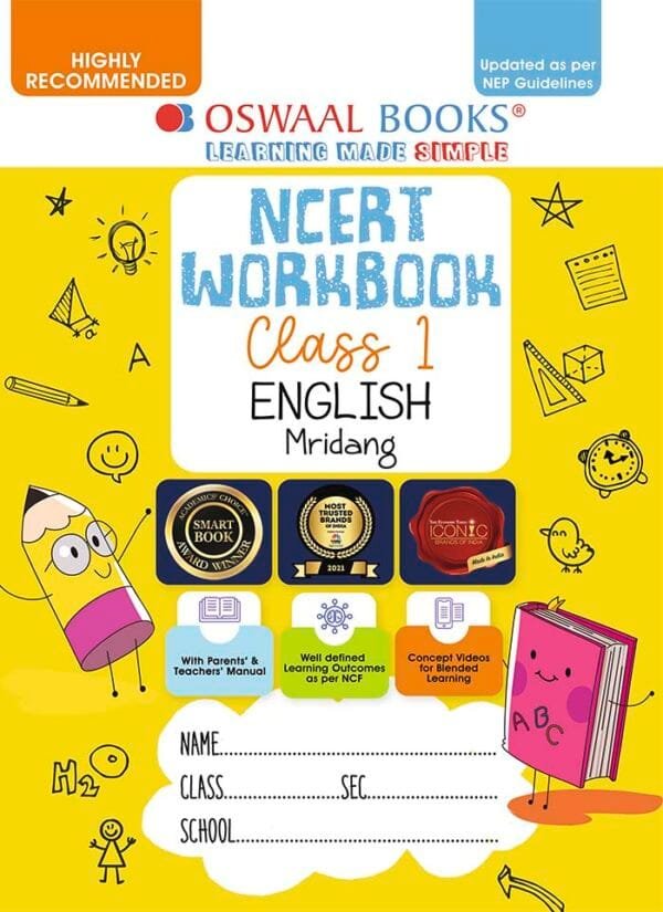 Oswaal NCERT English Mridang Workbook Class 1