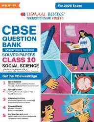 Oswaal CBSE Social Science Question Bank Solved Papers Class 10