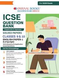 ICSE Question Bank Class 10 English Paper 1