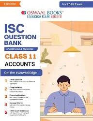 Oswaal ISC Accounts  Question Bank Class 11