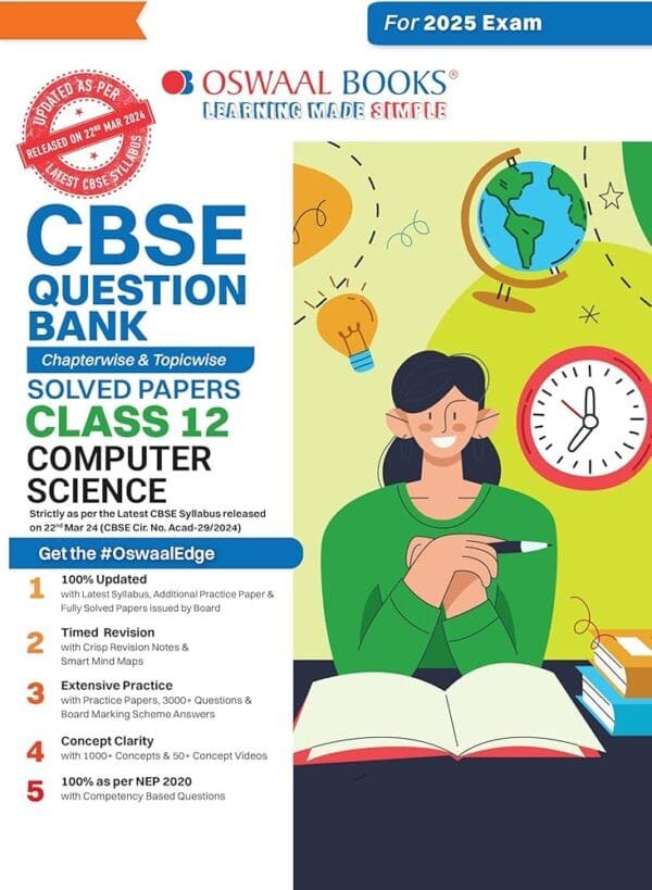 Oswaal CBSE Computer Science Question Bank Class 12