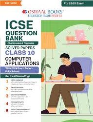 Oswaal ICSE Question Bank Solved Papers Class 10 Computer Applications