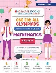 Oswaal One For All Olympiads Mathematics Class 7