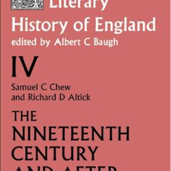 Literary History Of England Volume 4