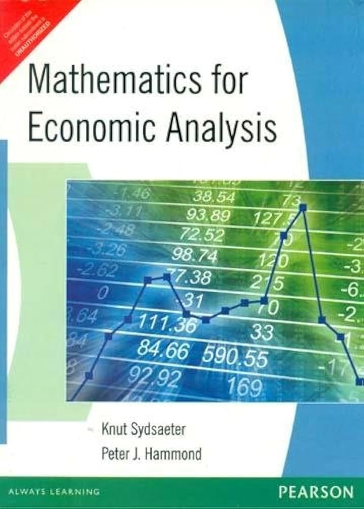 Mathematics For Economic Analysis