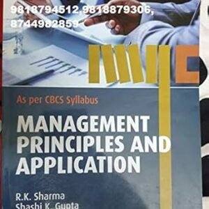 Management Principles And Application