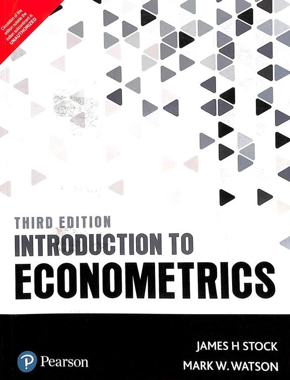 Introduction To Econometrics