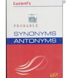 Probable Synonyms Antonyms