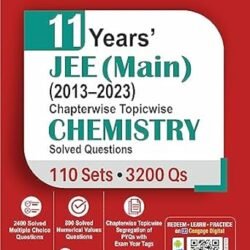 11 Years JEE Main (2013-2023) Chapterwise Topicwise Chemistry Solved Questions