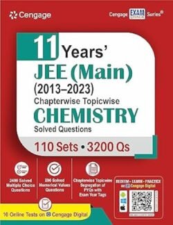 11 Years JEE Main (2013-2023) Chapterwise Topicwise Chemistry Solved Questions