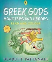 Greek Gods, Monsters and Heroes: Read and Colour