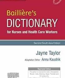 Baillieres Dictionary For Nurses And Health Care Workers