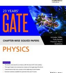 23 Years' Gate Physics Chapter-Wise Solved Papers (2000-2023)