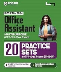 IBPS RRBs 2024 Office Assistant Multipurpose CRP 13 Pre Exam 20 Practice Sets And 5 solved Papers
