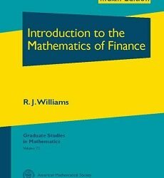 Introduction To Mathematics Of Finance