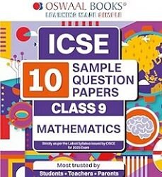 Oswaal ICSE 10 Sample Question Papers Class 9 Mathematics