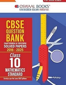 Oswaal CBSE Question Bank (2016 - 2025) Class 10 Mathematics