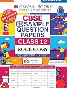Oswaal CBSE 10 Sample Question Papers Class 12 Sociology