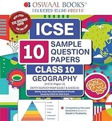 Oswaal ICSE 10 Sample Question Papers Geography Class 10