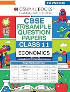 Oswaal CBSE 10 Sample Question Papers Class 11 Economics