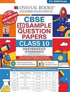 Oswaal CBSE 10 Sample Question Papers Class 10 Mathematics