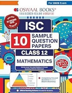 Oswaal ISC 10 Sample Question Papers Mathematics Class 12