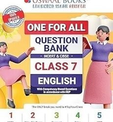 Oswaal One For All Question Bank NCERT & CBSE Class 7 English