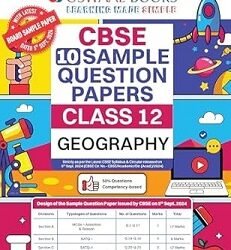 Oswaal CBSE 10 Sample Question Papers Class 12 Geography