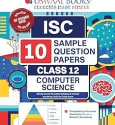 Oswaal ISC 10 Sample Question Papers Computer Science Class 12