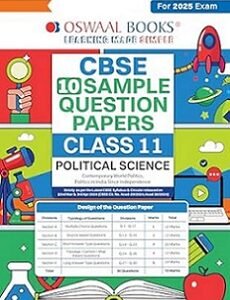 Oswaal CBSE 10 Sample Question Papers Class 11 Political Science