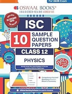Oswaal ISC 10 Sample Question Papers Physics Class 12