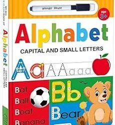 My Big Wipe And Clean Book of Alphabet for Kids : Capital And Small Letters