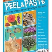 Peel & Paste - Pictorial Sticker Book For School Projects - Book 1