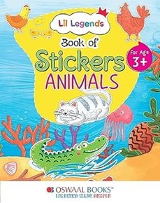 Oswaal Lil Legends Book of Stickers Animals (For Age 3+)