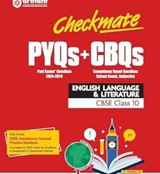 Checkmate PYQs + CBQs English Language & Literature CBSE Class 10