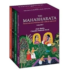 The Mahabharata: Mewari Miniature Paintings (1680-1698) Volume I - IV