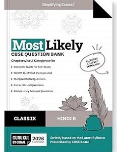 Most Likely CBSE Question Bank Hindi B Class 9 (2026 Examination)